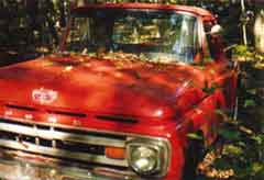 1963 Red Ford Truck